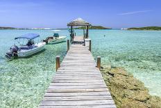 Dock , Staniel Cay, Exuma, Bahamas-James White-Photographic Print