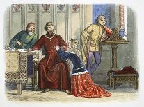 Augustine preaching before King Ethelbert, 597 (1864)-James William Edmund Doyle-Framed Giclee Print