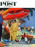 "Business at the Beach," Saturday Evening Post Cover, January 23, 1960-James Williamson-Giclee Print