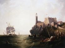 The Great Harbour of Malta from Corlandine Point, 1854-James Wilson Carmichael-Mounted Giclee Print