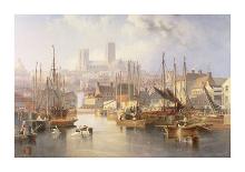 The Great Harbour of Malta from Corlandine Point, 1854-James Wilson Carmichael-Premier Image Canvas