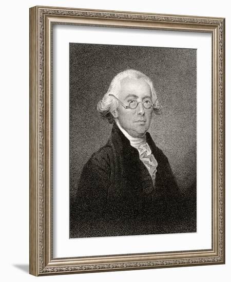 James Wilson, Engraved by James Barton Longacre (1794-1869)-null-Framed Giclee Print