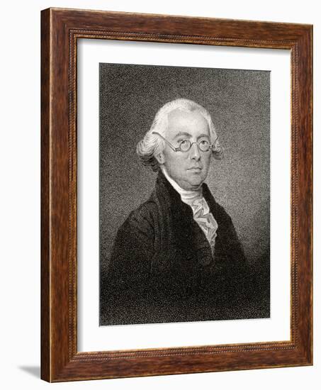 James Wilson, Engraved by James Barton Longacre (1794-1869)-null-Framed Giclee Print