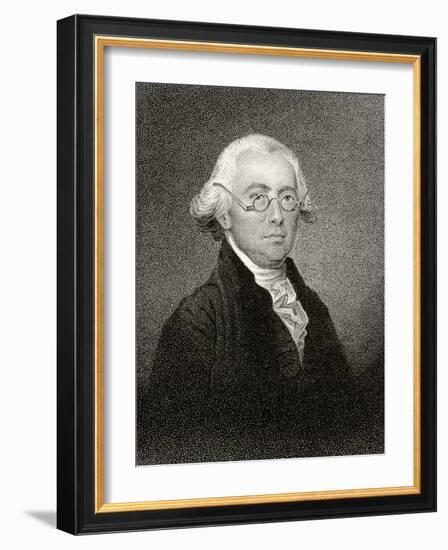 James Wilson, Engraved by James Barton Longacre (1794-1869)-null-Framed Giclee Print