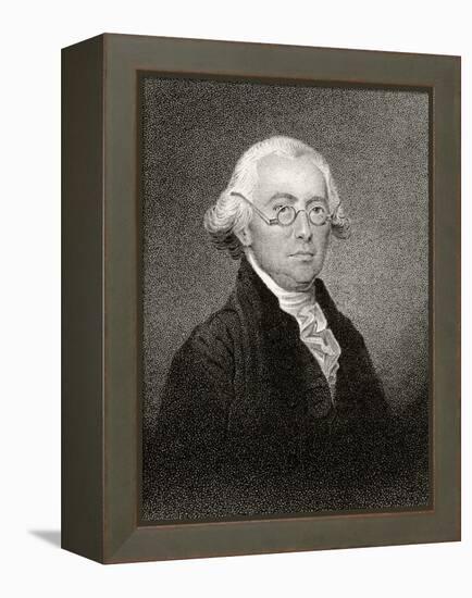 James Wilson, Engraved by James Barton Longacre (1794-1869)-null-Framed Premier Image Canvas