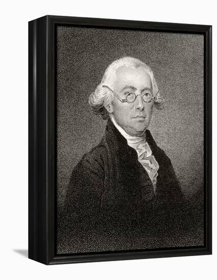 James Wilson, Engraved by James Barton Longacre (1794-1869)-null-Framed Premier Image Canvas