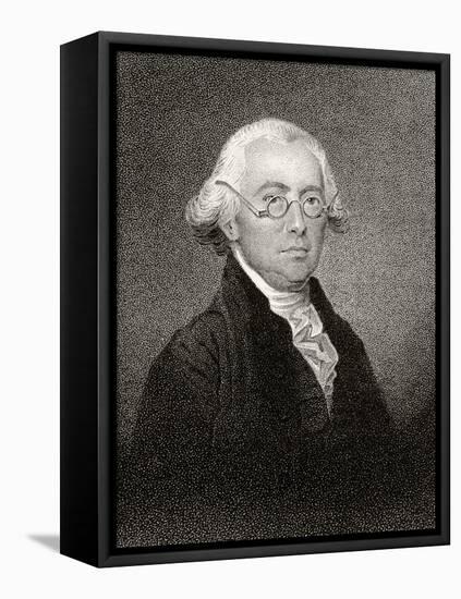 James Wilson, Engraved by James Barton Longacre (1794-1869)-null-Framed Premier Image Canvas
