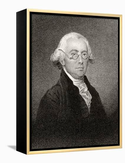 James Wilson, Engraved by James Barton Longacre (1794-1869)-null-Framed Premier Image Canvas