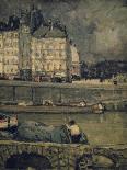 Gondoles a Venise-James Wilson Morrice-Stretched Canvas