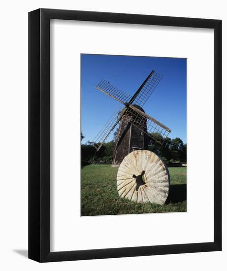 Jamestown Windmill, Conanicut Island, Rhode Island, USA-Walter Bibikow-Framed Photographic Print