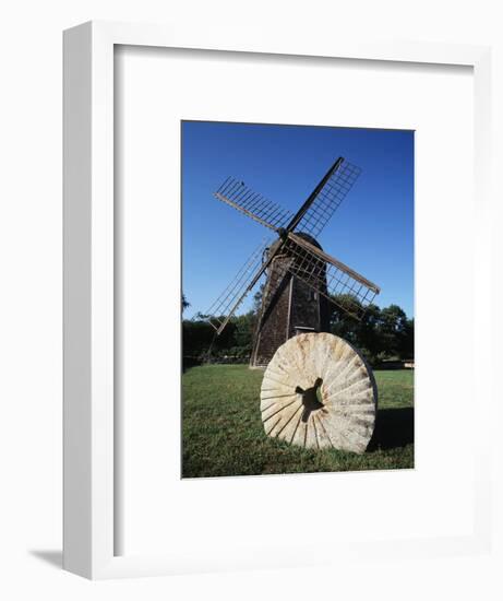 Jamestown Windmill, Conanicut Island, Rhode Island, USA-Walter Bibikow-Framed Photographic Print