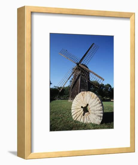 Jamestown Windmill, Conanicut Island, Rhode Island, USA-Walter Bibikow-Framed Photographic Print