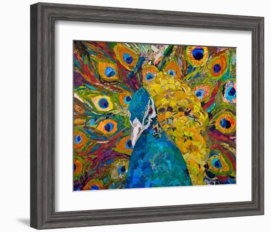 Jamis Peacock-null-Framed Art Print