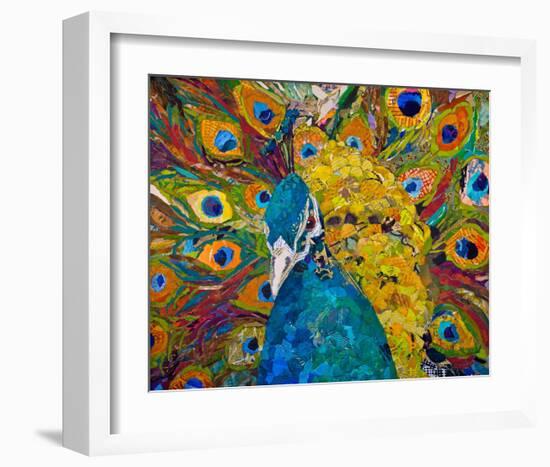 Jamis Peacock-null-Framed Art Print