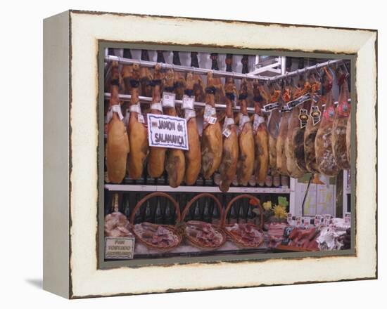 Jamon Shop, Barcelona, Catalonia, Spain-Ethel Davies-Framed Premier Image Canvas