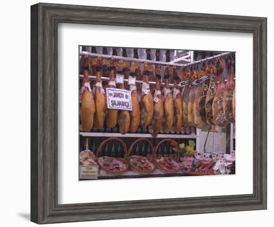 Jamon Shop, Barcelona, Catalonia, Spain-Ethel Davies-Framed Photographic Print