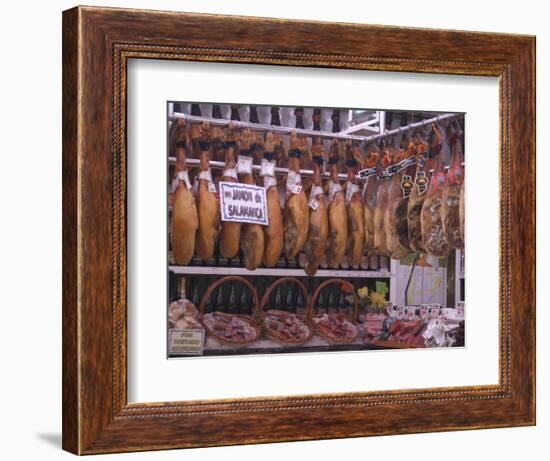 Jamon Shop, Barcelona, Catalonia, Spain-Ethel Davies-Framed Photographic Print