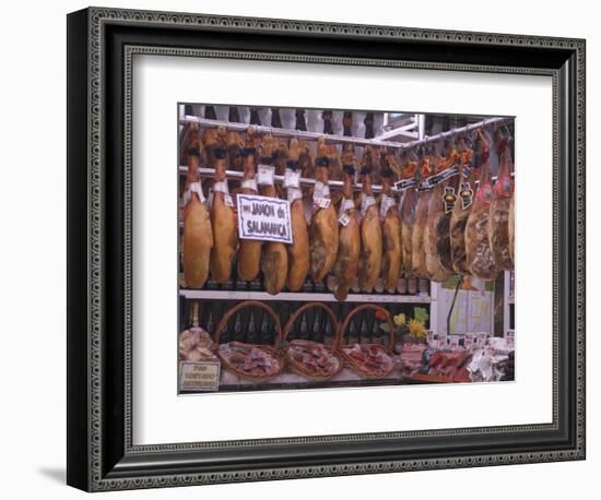 Jamon Shop, Barcelona, Catalonia, Spain-Ethel Davies-Framed Photographic Print