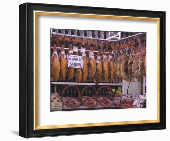 Jamon Shop, Barcelona, Catalonia, Spain-Ethel Davies-Framed Photographic Print