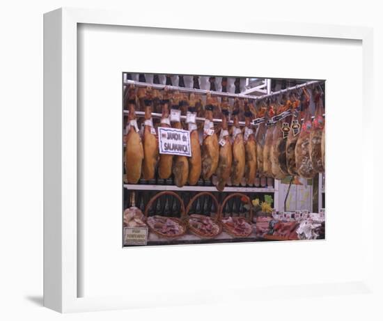 Jamon Shop, Barcelona, Catalonia, Spain-Ethel Davies-Framed Photographic Print