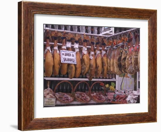 Jamon Shop, Barcelona, Catalonia, Spain-Ethel Davies-Framed Photographic Print