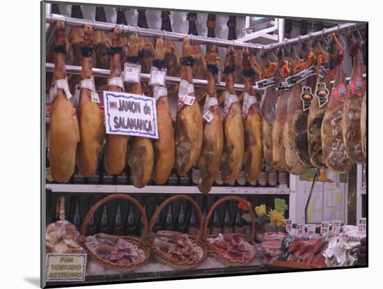 Jamon Shop, Barcelona, Catalonia, Spain-Ethel Davies-Mounted Photographic Print