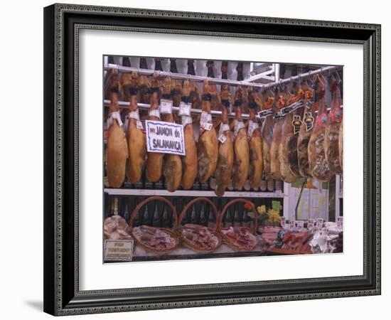 Jamon Shop, Barcelona, Catalonia, Spain-Ethel Davies-Framed Photographic Print