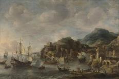 Dutch Ships in a Foreign Port-Jan Abrahamsz. Beerstraten-Art Print