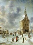 Ruins of the Old Town Hall of Amsterdam after the Fire of 7 July-Jan Abrahamsz. Beerstraten-Framed Art Print