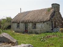 Thatched Croft, Isle of Skye, Highlands, Scotland, United Kingdom, Europe-Jan Baldwin-Framed Photographic Print