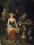 At a Greengrocer, C1700-1730-Jan Baptist Lambrechts-Giclee Print