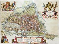 Antverpia, Map of Antwerp-Jan Blaeu-Giclee Print
