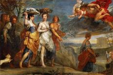 Mercure Rencontre Herse - Mercury Meets Herse - Jan Boeckhorst (1604-1668). Oil on Canvas, 1654-165-Jan Boeckhorst-Giclee Print
