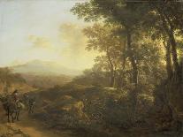 Italian Landscape with an Artist Sketching from Nature, C.1645-50 (Oil on Canvas)-Jan Both-Giclee Print