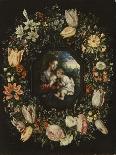 The Virgin and Child Surrounded by a Garland-Jan Brueghel and Hendrik van Balen-Giclee Print