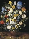 Bouquet of Flowers in a Wooden Vase, 1603-Jan Brueghel the Elder-Giclee Print