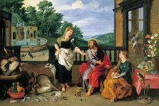 Christ in the House of Martha and Mary-Jan Brueghel the Younger-Giclee Print