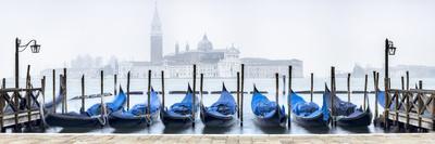 Panoramic view of San Giorgio Maggiore with gondola in the foreground, Venice, Italy-Jan Christopher Becke-Photographic Print