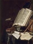 Livres et instrument de musique-Jan Cornelisz Vermeulen-Mounted Giclee Print