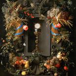 Garland of Flowers and Fruits, First Half of 17th Century-Jan Davidsz. de Heem-Framed Premier Image Canvas