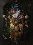 Garland of Flowers and Fruits, First Half of 17th Century-Jan Davidsz. de Heem-Framed Giclee Print