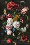 Still Life with Flowers in a Glass Vase-Jan Davidsz de Heem & Rachel Ruysch-Premium Giclee Print