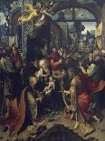 Birth of Jesus, Central Panel of Triptych-Jan de Beer-Giclee Print