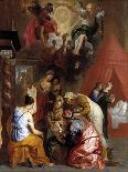 The Birth of the Virgin, 1650-1660-Jan-Erasmus Quellinus-Premier Image Canvas