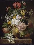 Vase de fleurs avec une tubéreuse cassée-Jan Frans van Dael-Giclee Print