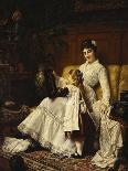 Mother and Daughter-Jan Frederick Portielje-Mounted Giclee Print