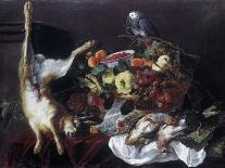 Still Life with Fruit and Parrot, 1645-Jan Fyt-Giclee Print