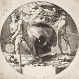 Minerva and Mercury Arming Perseus, 1604-Jan Harmensz Muller-Framed Giclee Print