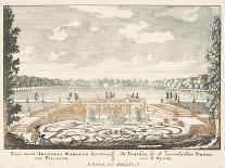 Fountain and large pond in the gardens of Het Loo Palace, 1694-97-Jan I van Call-Framed Giclee Print