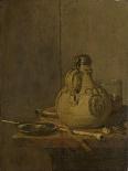 Still Life with Stoneware Jug and Pipes-Jan Jansz Treck-Premium Giclee Print